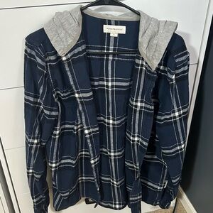 Aeropostale Hooded Flannel